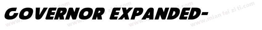 Governor Expanded字体转换
